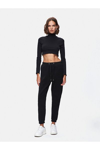 Ltb Μαύρη φόρμα Jogger Regular Fit