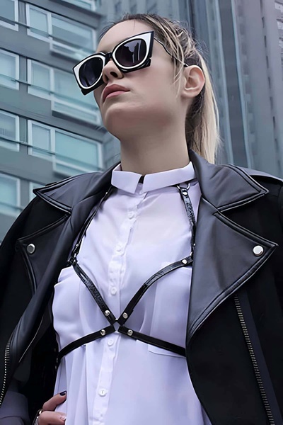 Shop58 Shirt Top Leather Accessory - Brf25