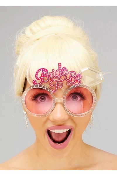 PRATİKOBA Bride To Be Bachelorette Party Glasses Pink Color