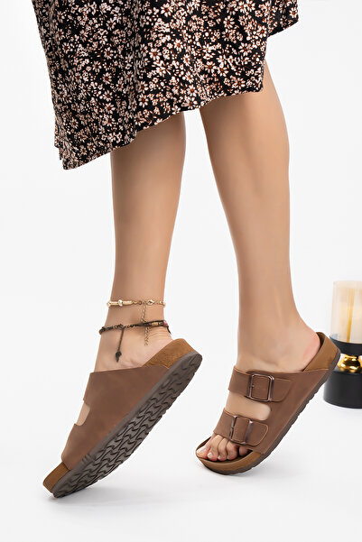 Shupe Дамски чехли с двойна катарама в цвят Arizona Capri