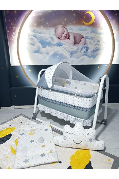 Baby Clime Uyku Setli 45x85 Portatif Sallanabilir Anne Yanı Beşik (Bebek Uyku...