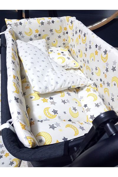 Baby Clime 45X85 Portable Baby Sleeping Set for Cribs - Mother's Side Swinging Cradle Sleeping Set