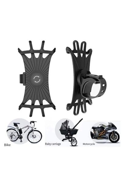 PRATİKOBA Silicone Flexible Bicycle Phone Holder