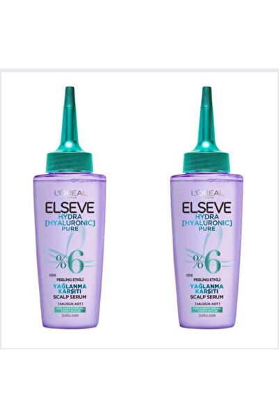 ELSEVE Hydra Pure Salisilik Asit Içeren Yağlanma Karşıtı Peeling Etkili Saç Derisi Serumu X 2 ADET