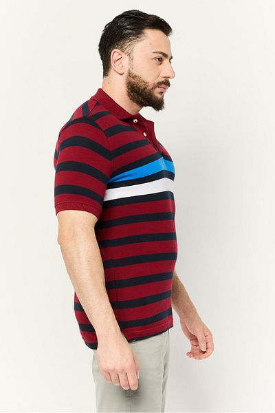 Nautica Men Slim Fit Embroidered Logo Short Sleeve Polo Shirt, Multicolor
