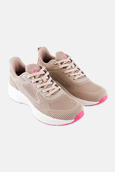 RBX Women Knitted Lace Up Hiking Shoes, Pastel Tan