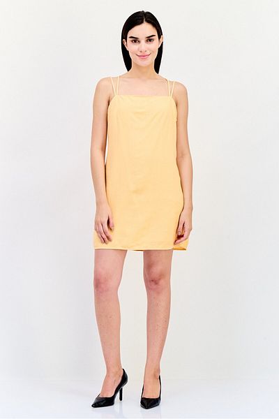 Cropp Women Plain Mini Dress, Coral
