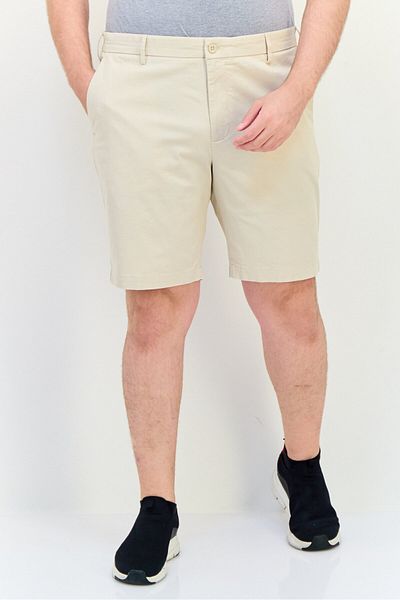 Dockers Men Solid Chino Shorts, Beige