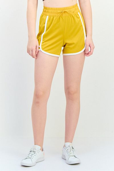 Reebok Women Sportswear Fit Training Shorts, Mustard