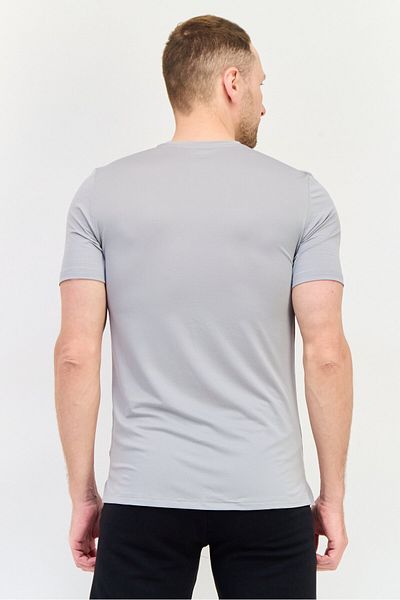 Reebok Men Sportswear Fit Short Sleeves Running T-shirt, Grey