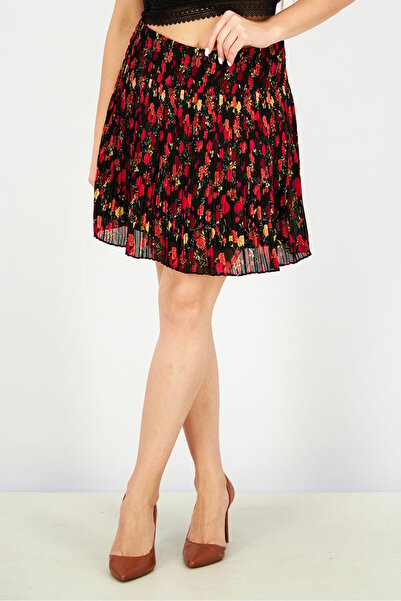 Guess Women Floral Print Flared Skirt, Multicolor