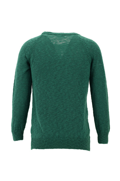 Kiğılı Crew Neck Slim Fit Slim Fit Cotton Knitwear Sweater