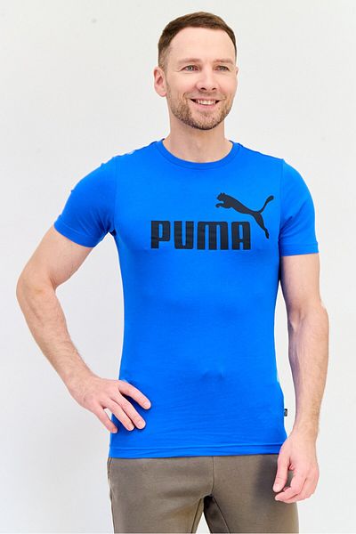 Puma Men Sportswear Fit Short Sleeve Outdoor T-Shirts, Blue