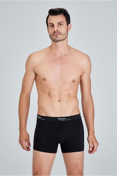 Kom Ανδρικό σορτς μπόξερ White Tight Lycra 2 τεμαχίων