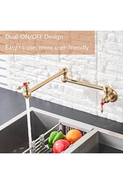 Blackswan Design Baterie chiuveta bucatarie, Blackswan, Tip M241, cu montare deasupra chiuvetei sau aragazului, 57 cm