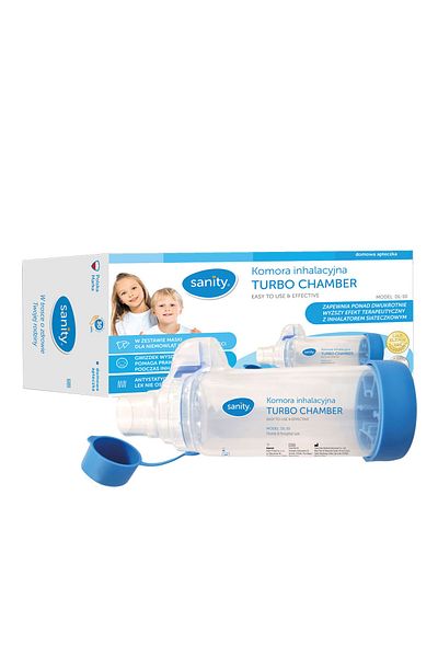 sanity Turbo Chamber Inhalation Chamber, Baby Mask, Children's Mask, Latex and BPA Free
