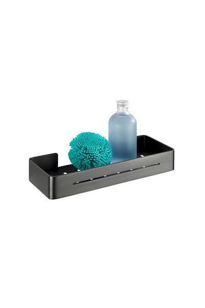 Saban Wall Mounted Stainless Aluminum Bathroom Shelf