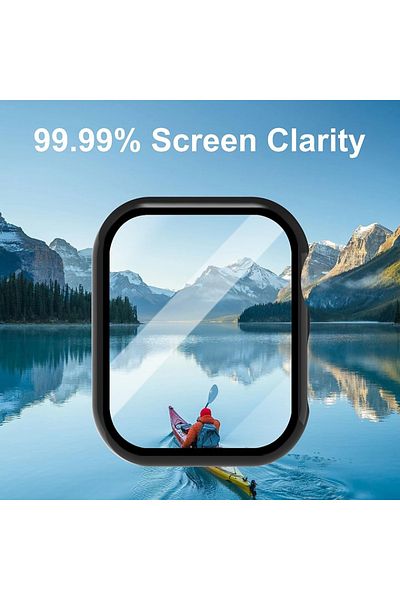SKYDDAR INNOVATION 360° Protective Case, Ultra-Thin, for Samsung Galaxy Watch4 / 5 (40mm), Full Screen - Transparent