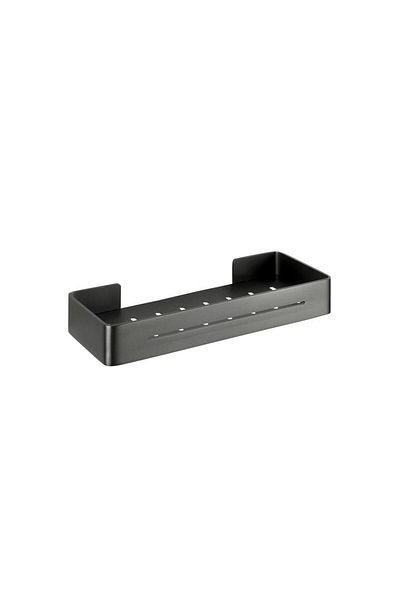Saban Wall Mounted Stainless Aluminum Bathroom Shelf