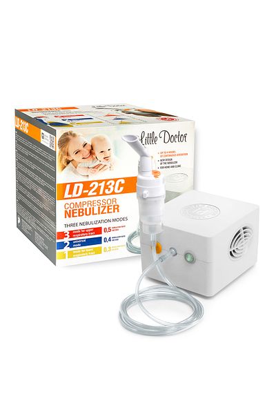 Little Doctor Aparat Aerosoli Ld-213c, Nebulizator Cu Compresor, 3 Moduri De Nebulizare
