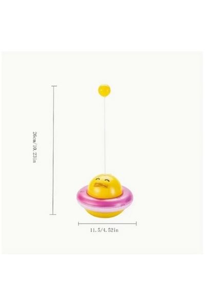 PRATİKOBA Ufo Shaped Duck Cat Toy