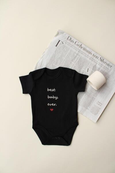 Oh La La Koala For Little Ones بدلة قصيرة الأكمام مطرزة للأطفال