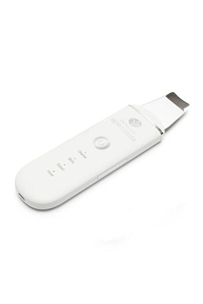 RİO BEAUTY Rio Fasc2 Ultrasonic Facial Skin Cleansing Device, Galvanic Serum Infusion, Exfoliation, Usb, White