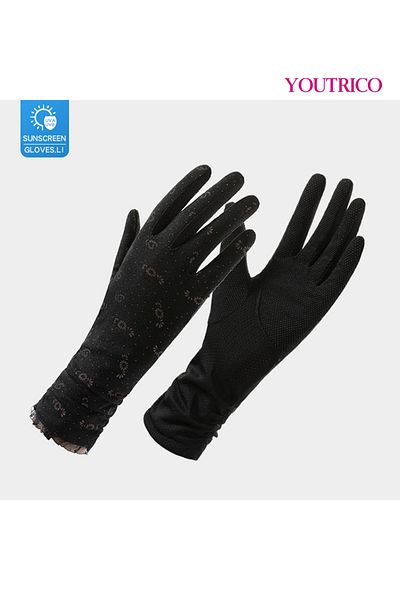 Youtrico Sun Protection Gloves Summer Cycling Fingerless Gloves for Driving