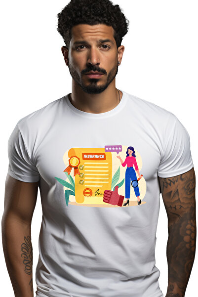 StoryGift Romania Tricou bărbătesc cu imprimeu de asigurare, recenzie, lupă, ...