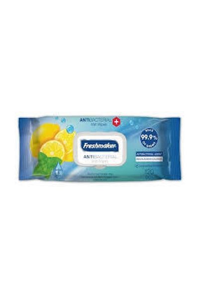 Freshmaker Antibacterial Wet Towel Wipes 12 Pack of 120 (1440 Sheets)