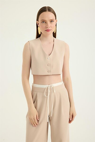 HomeStore Short V-Neck Vest