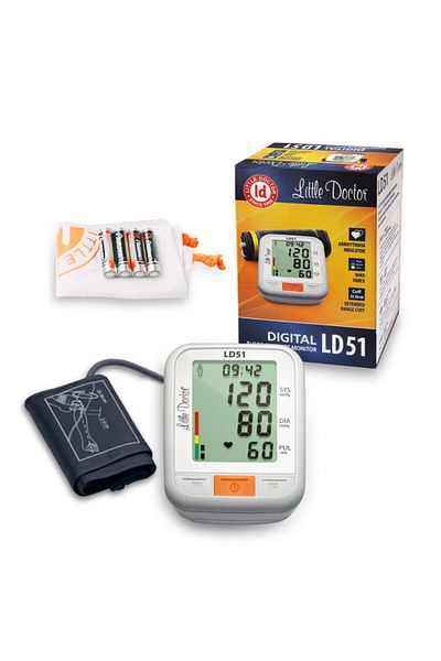 Little Doctor Little Doctor LD51 electronic upper arm blood pressure monitor, XXL display