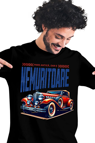 StoryGift Romania Tricou Barbati Pare Antica Dar E Nemuritoare Masina Vintige...