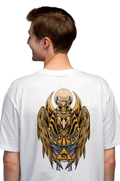 StoryGift Romania Ανδρικό T-shirt με Χώρο, Αίγυπτο, Θεό, Μυθολογία, Φτερά, με...