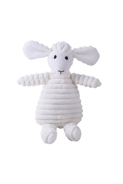 Choice Sheep Corduroy Dog Toys For Small Large Dogs Animal Plush Dog Squeaky Toy Puppy Chew Toys Bite Resis