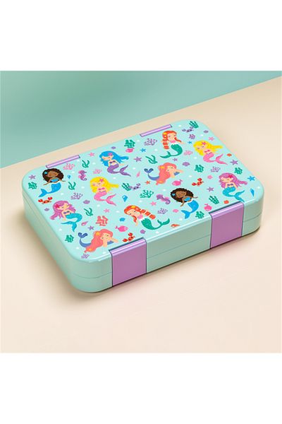 Choice 1330ml 0069 Green Adorable Pattern Kids Lunch Box Portable Divided Microwave Oven Bento Box Leakproo
