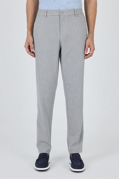 İmza Gray Flexible Side Pocket Casual Standard Fit Jogger Pants 1003250119