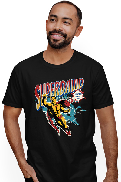 StoryGift Romania Tricou Barbati Super David, Upererou Sunt Aici Pentru Tine ...