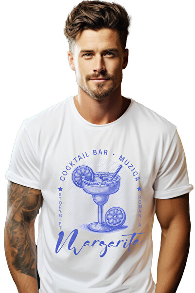 StoryGift Romania Tricou Barbati Cocktail Bar Margarita Plaja Vacanta Concedi...