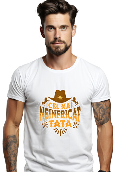 StoryGift Romania Tricou Barbati Palarie De Cowboy Familietata-neinfricat Cu ...