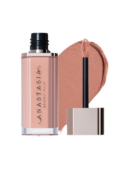 Anastasia Beverly Hills أحمر شفاه سائل مخملي بلون الخوخ الطبيعي - لون الخوخ الطبيعي الفاتح 0.12 أونصة