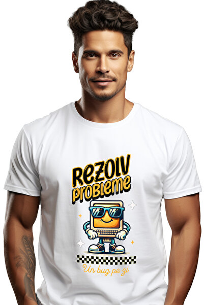 StoryGift Romania Tricou Barbati Calculator Vesel Programator Text Rezolv Pro...