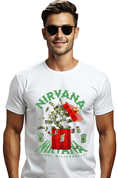 StoryGift Romania Nirvana Men's T-Shirt - Millionaire's Gift With Front Print...