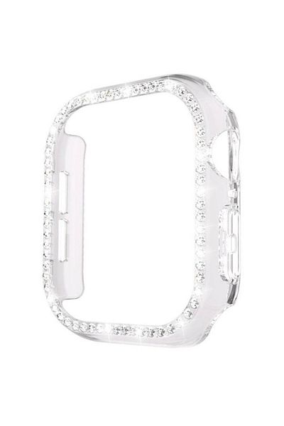 REDz Accessories Crystal Case For Apple Watch Series 10, Bumper Protection, Rhinestones - Watch 42mm Series 10