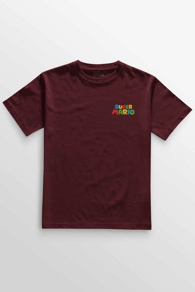 Kretas Burgundy majica Super Mario Party Star Rush Štampano unisex T-shirt
