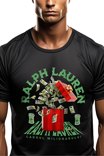 StoryGift Romania Men's T-shirt - Millionaire's Gift With Front Print, 100% C...