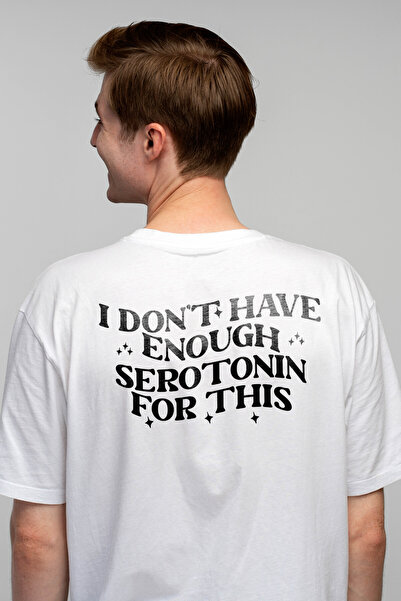 StoryGift Romania Tricou Barbati cu mesajul "Nu am destula serotonina pentru ...