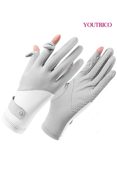 Youtrico Sun Protection Gloves Summer Cycling Fingerless Gloves for Driving
