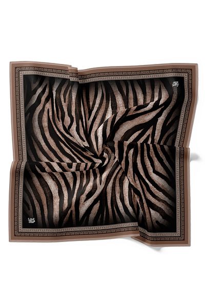 Levidor Φουλάρι με μοτίβο Zebra με αστραφτερό κρύσταλλο