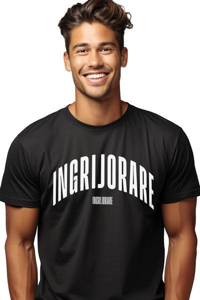 StoryGift Romania Tricou Barbati Cuvantul Ingrijorare, Motivational, Self Hel...